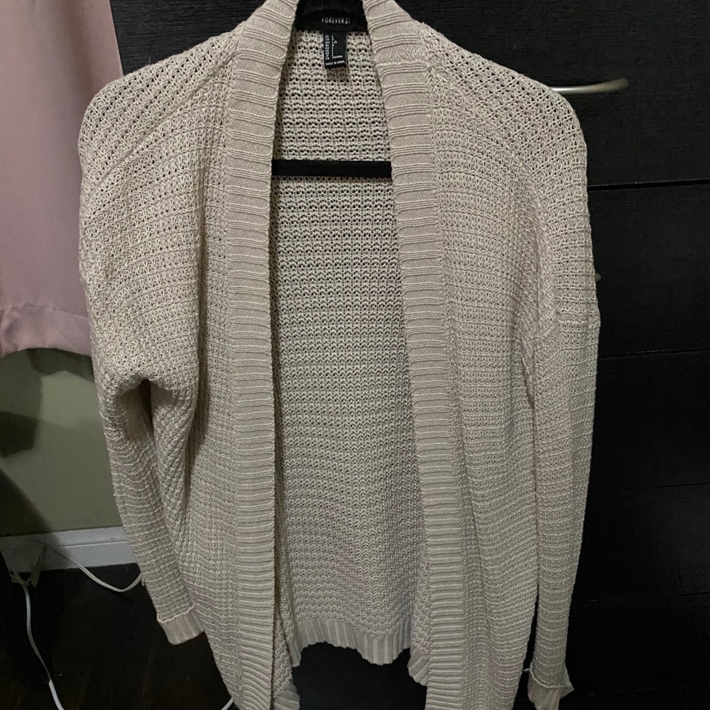 Cream Knit Cardigan